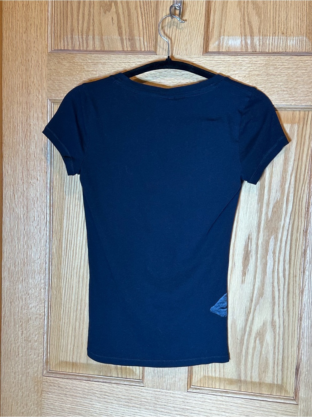 Vintage Y2k Hollister Graphic Tee With Hibiscus Flower navy blue size small - Picture 2 of 6